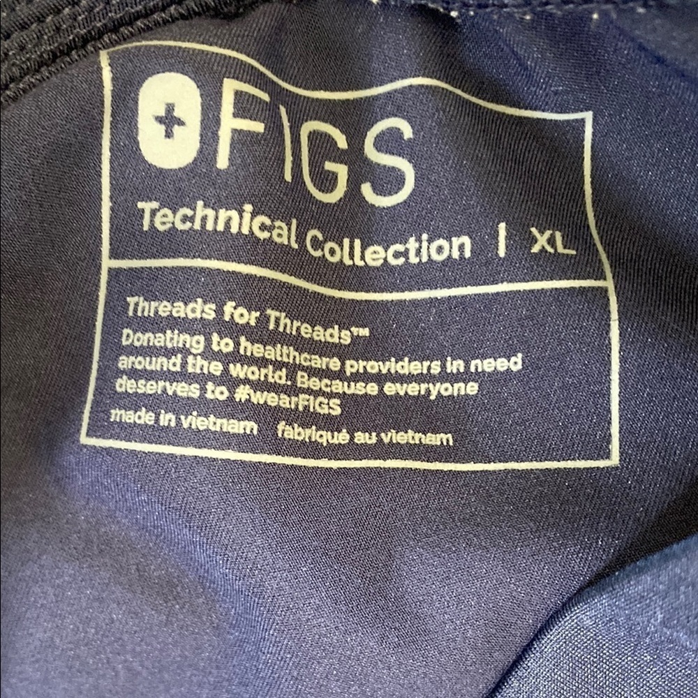 Figs Zamora women’s navy jogger pants XL EUC - Picture 6 of 7